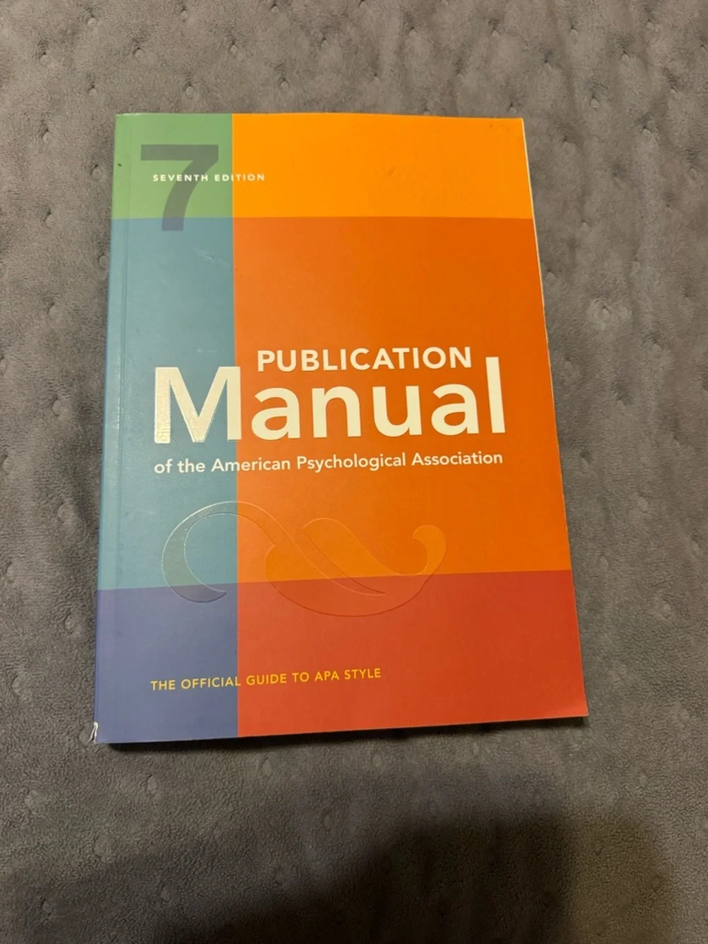 NEW Publication Manual of the American Psychological Association - 7th Edition